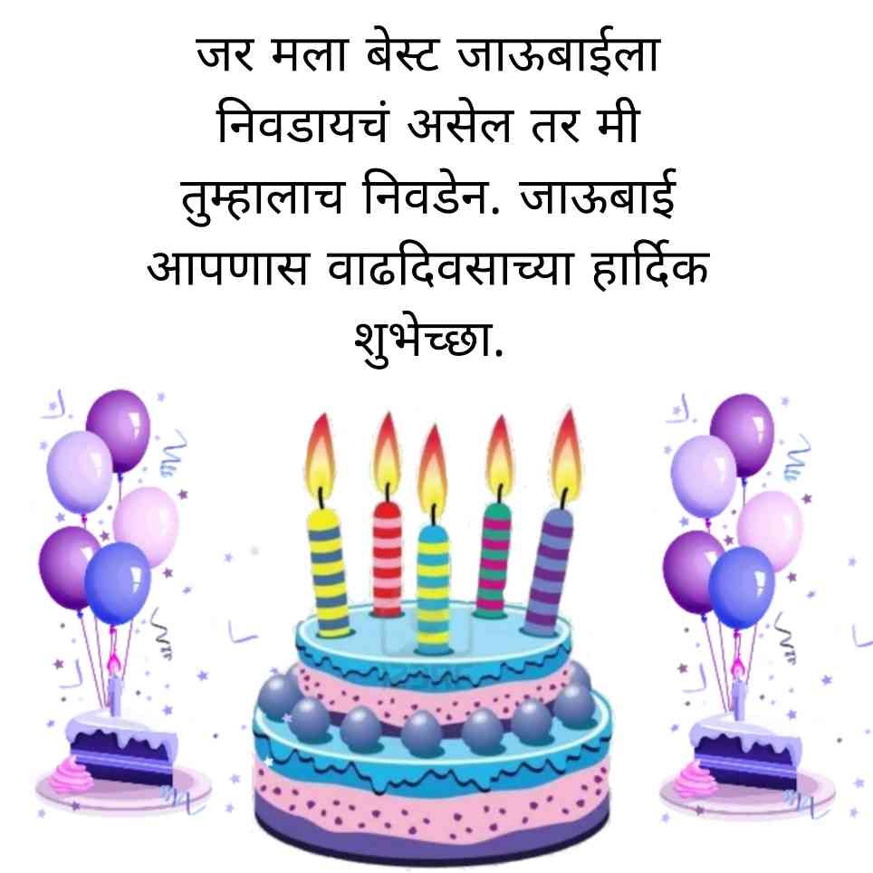 Happy Birthday Wishes For Jaubai In Marathi